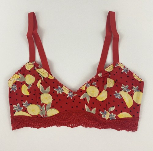 Bralette limón estampado cereza Free People para mujer pequeña - Imagen 5 de 6