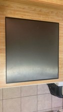 An Tech Design desktop PC case side panel 20.25" x 18" brushed metal