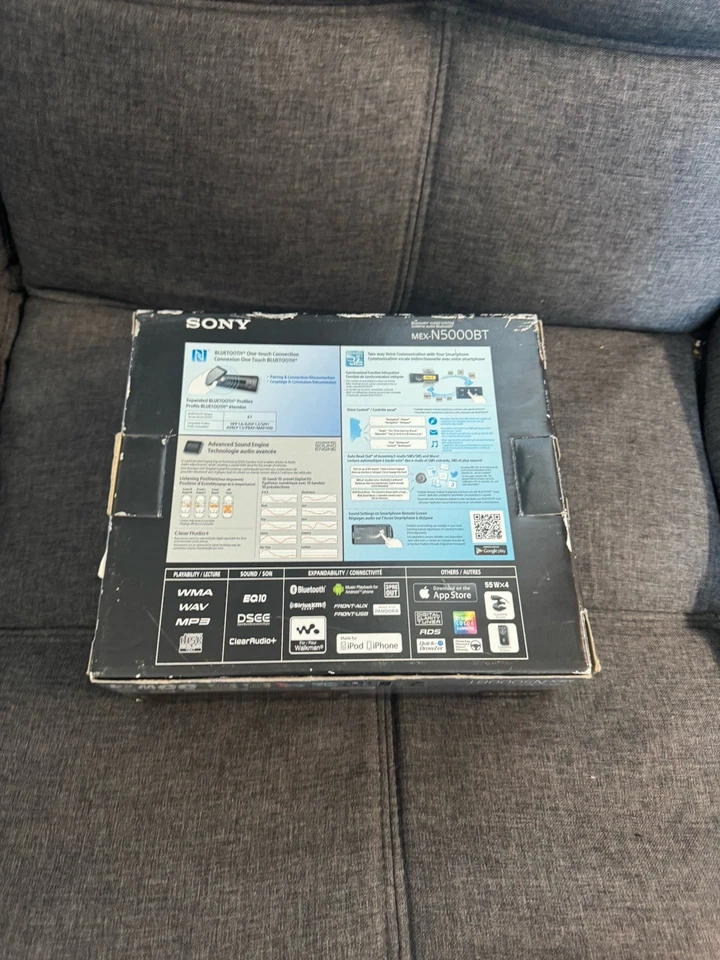 Sony MEX-N5000BT Bluetooth CD Player AUX USB W/ Remote Single Din Car Stereo - Image 2 of 4