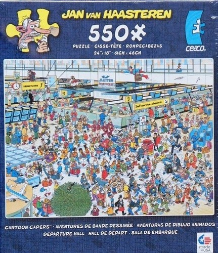 Jan van Haasteren: Cartoon Capers - Departure Hall (VG 550 PC jigsaw puzzle)
