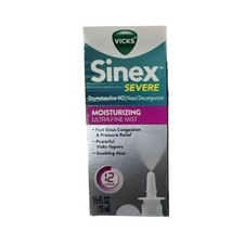 Vicks Sinex Severe Nasal Spray with Moisturizing Ultra Fine Mist 265 Spr EXMAY25