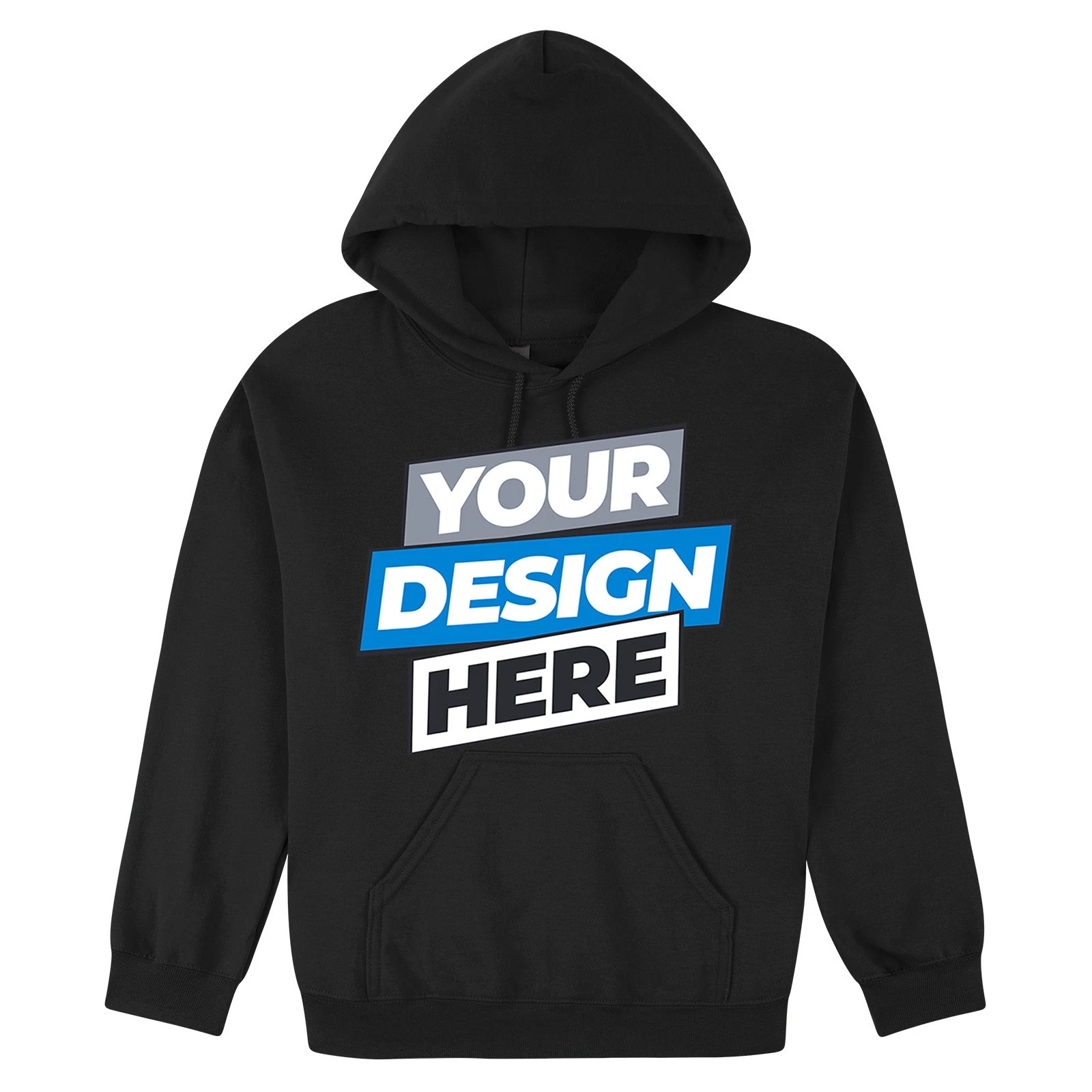 Personalised Mens Custom Printed Hoodie Sweatshirt Logo Text Printing Black
Opens in a new window or