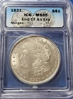 A 1921 Morgan Dollar $1 - ICG MS65 - End Of An Era