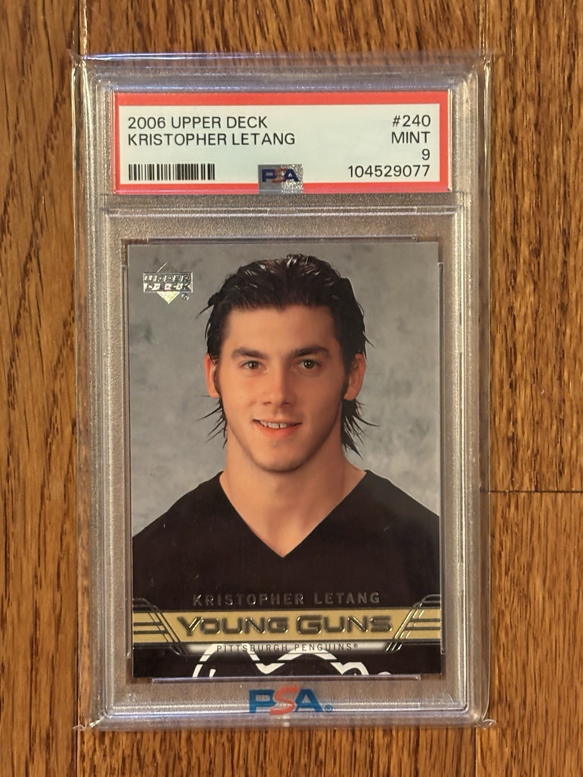 2006 Upper Deck #240 Kristopher Letang Young Guns 9 Mint