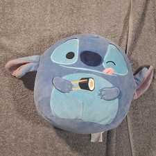 Squishmallow Disney Stitch Plush Toy 11" Boba Tea Stuffed Animal