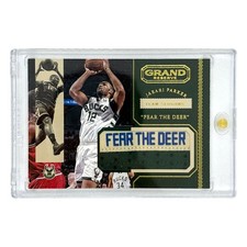 Panini NBA Grand Reserve Jabari Parker Bucks 1/1 Basketball Card Used