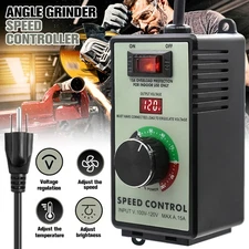 4000W Controlador de velocidad variable para Motor con reóstato de CA 120V 15A 