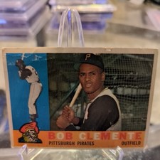 1960 Topps #326 Roberto Clemente Good Pittsburgh Pirates *158 surface wrinkles 