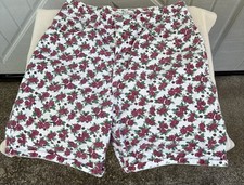 Vintage GUESS GEORGES MARCIANO Roses Denim Jean Shorts Women's 12 30 Waist USA