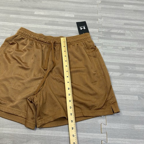 Under Armour UA Icon Mesh Shorts Mens Size Medium M 5" 1383355 Brown $40 - 第 4/8 張圖片