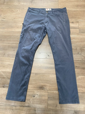 FJALLRAVEN High Coast Stretch Mens 37X34 EU 54 Cotton Outdoor Pants Trousers