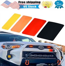 Tri-Color Stripe Decal Sticker Fit For Toyota / Lexus GX LX 4Pcs Neo Retro Style