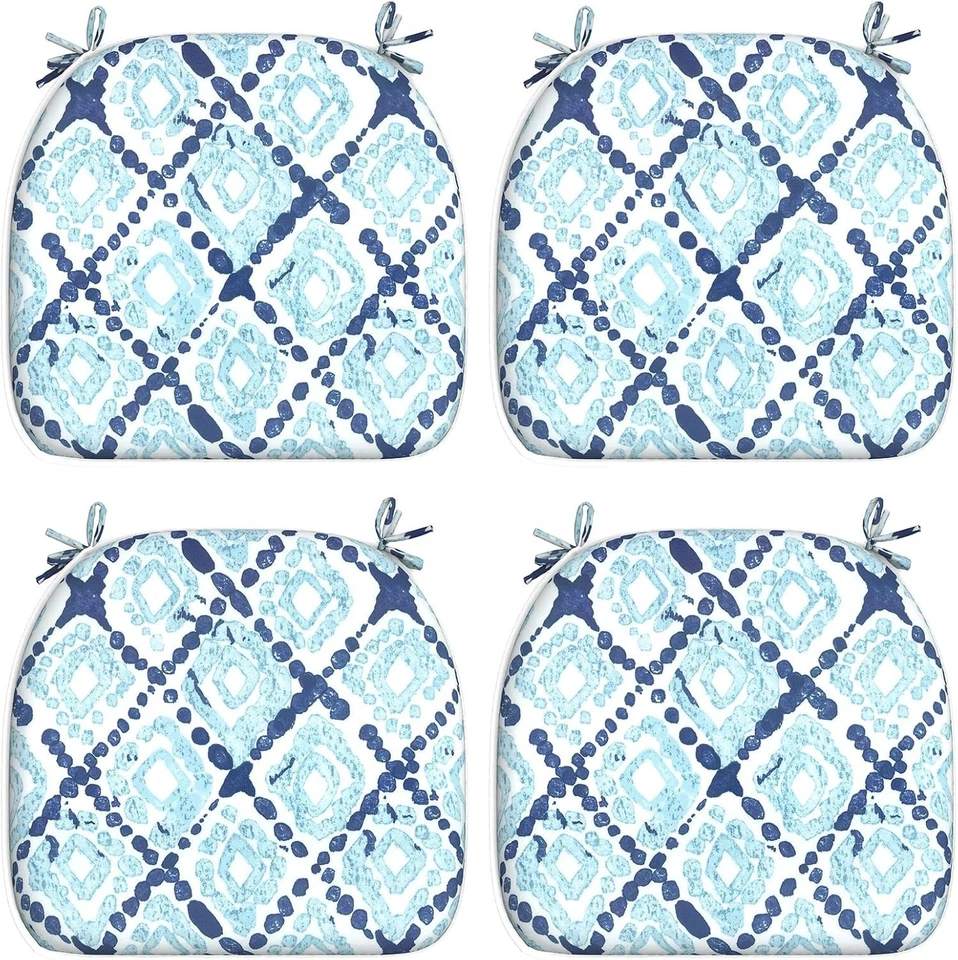 Almohadillas de asiento de exterior repelentes al agua, cojines para muebles de jardín Foto 3 de 4