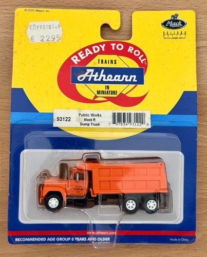 Camión de volteo Athearn #93122 - Mack R - Obras públicas - HO 1:87 | Condition: New