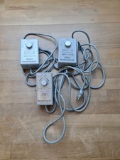 fischertechnik Netzgerät Trafo 812 / 814 3 Stück mot4 Sonderpreis teildefekt