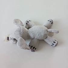 Philips Avent Soothies Pacifier Holder Soother Snuggle Plush Lovey Elephant 8"
