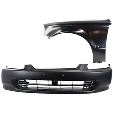 Evan-Fischer Kit Auto Body Repair Front For Honda Civic 1996-1998