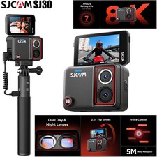 SJCAM SJ30 8K 4K WIFI Live Vlog HD Night Action Camera Flip Screen Voice Control