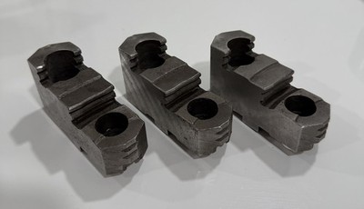 BISON 7-883-308 8'' Chuck Jaw Lathe Chuck Top Jaws - Set of 3