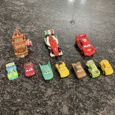 Disney Pixar Cars WAITER MATER Deluxe 2013 With Nine 9 Extra Cars