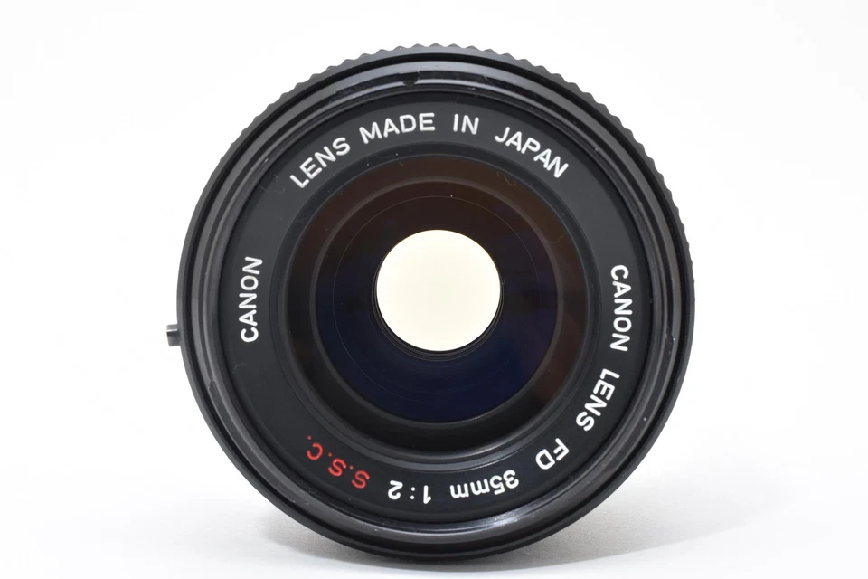 Cóncavo "A" [casi como nuevo] Canon FD 35mm f2 s.s.c. Lente gran angular MF de JAPÓN Foto 3 de 4