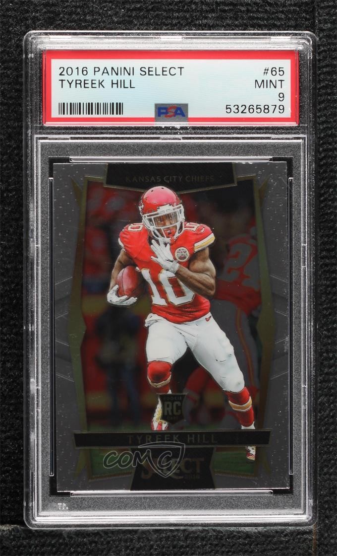 2016 Panini Select Concourse Tyreek Hill #65 PSA 9 MINT 0mq0