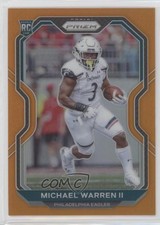 2020 Panini Prizm Rookie Orange Prizm 186/249 Michael Warren II #345 0p73