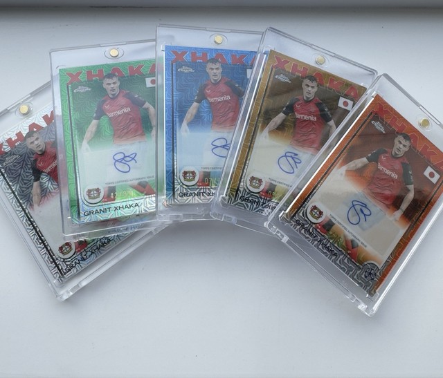Granit Xhaka Auto Set X5 - Topps Uefa Club Competitions Japan  24/25 + /52 auto