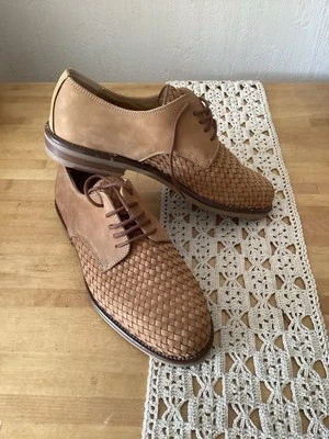 Derbies Derby Cuir Tressé Bally Neuves 39 Marron Clair - Photo 1/4
