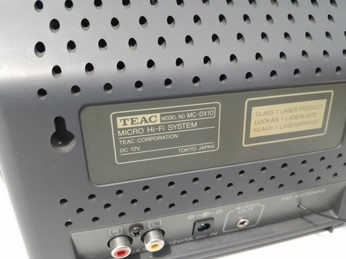 Teac Micro Hi-Fi System MC-DX10 solo unità stereo - Foto 7 di 9