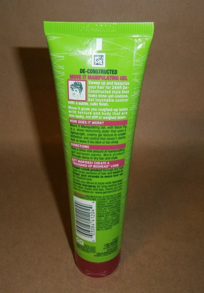 Gel Manipulador Garnier Fructis Deconstructed Move It con Figura Negra 5.1 OZ Foto 4 de 4