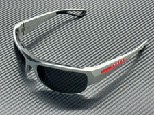 PRADA LINEA ROSSA PS A01S 13Z5S0 Matte Iron Grey Men's 69 mm Sunglasses