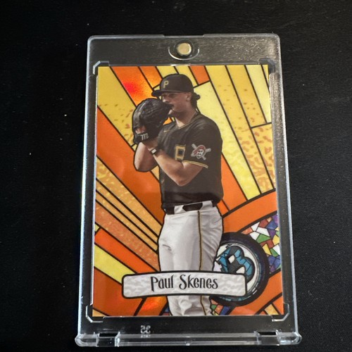 Paul Skenes [Orange] #BG-1 2023 Bowman Draft Glass card
