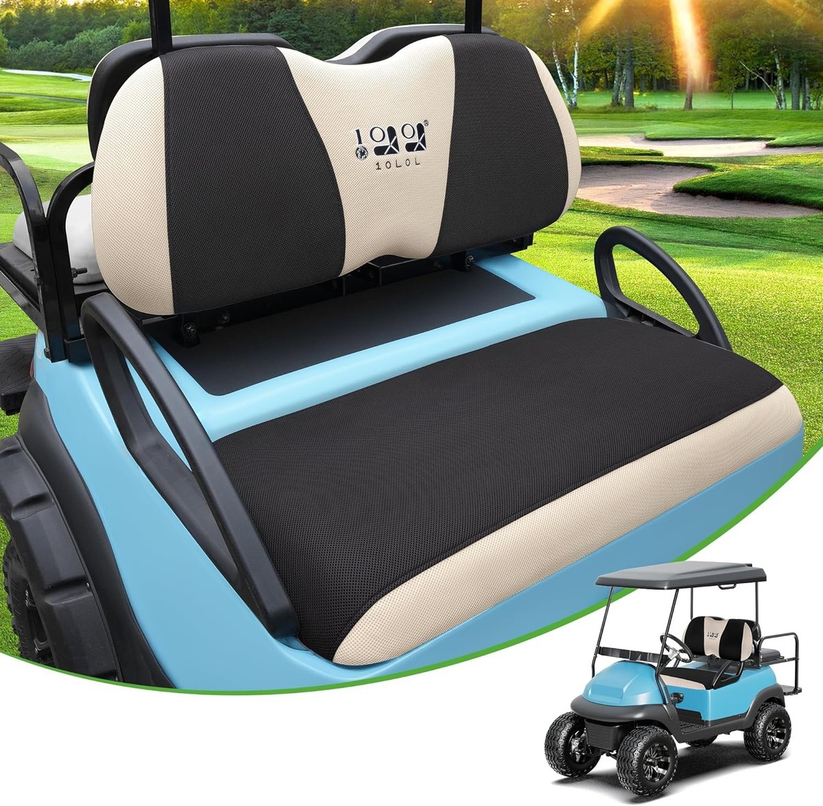 Golf Cart Front Seat Cover for Yamaha & Club Car Precedent