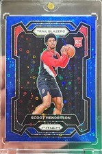 2023-24 Panini Prizm Scoot Henderson Rookie Blue Fast Break /150 Prizm RC #141
