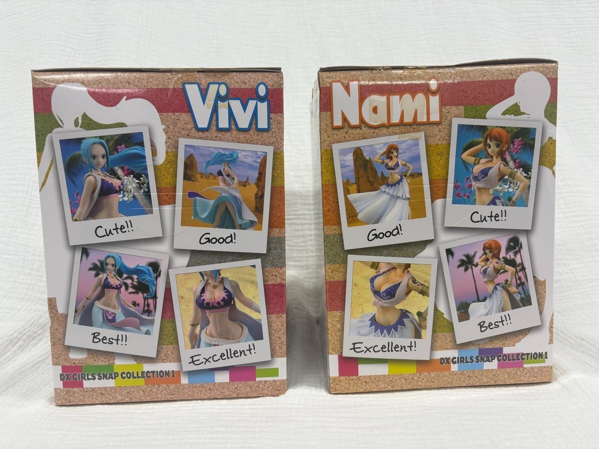 ONE PIECE DX GIRLS SNAP COLLECTION 1 Nami Nefertari Vivi Figure