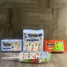 Peeps Bundle! Marshmallow 6 Snowmen In A Pack Limited Edition