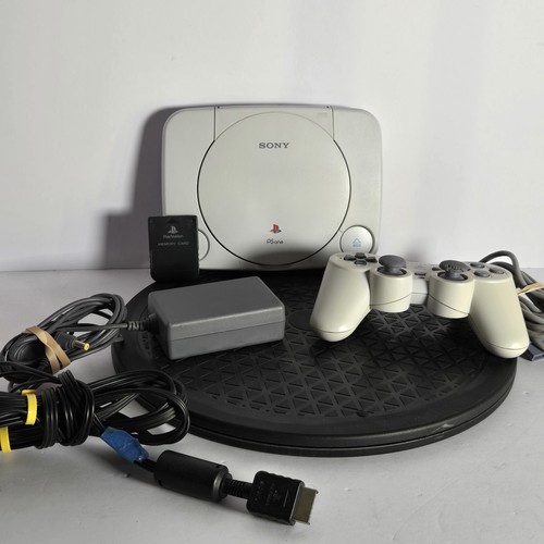 Sony PSOne Slim Edition White Console Bundle (SCPH-101) Ps1 Playstation ...