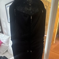 Equator Black Soft Garment Bag Suit Carrier, Modern Style, Lightweight, Solid