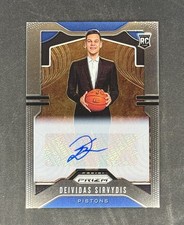 2019-20 Panini Prizm Rookie Signatures Deividas Sirvydis #298 Auto