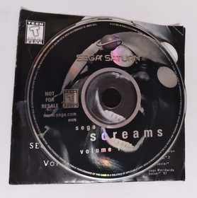 Sega Saturn Sega Screams Volume 1 Demo Disc Tested