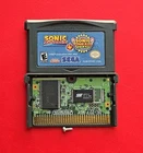 Sonic Advance Pinball Party Game Boy Advance Nintendo GBA 2 in 1 Authentic Saves