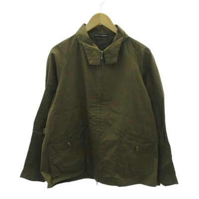 #ad Beaver of Bolton Swing Top Jacket Zip up M Khaki 1212 Used 5b65b44a3af1a2701b66d $156.98