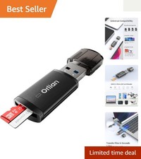 Compact USB 3.0 Micro SD Card Reader   Fast 5Gbps, Compatible with Windows  Mac