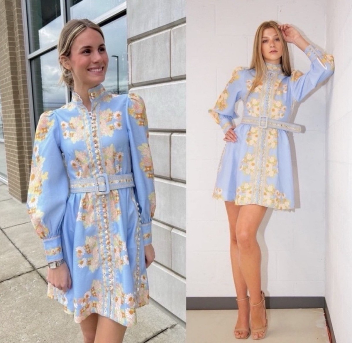royal blue tassel dress The Lily Dress in Provencal Blue Floral 18 / Provencal Blue Floral