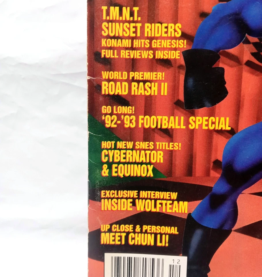 Rare Volume 1 Issue 2 Diehard Game Fan Dec 1992 First National Release Sonic 2 - Image 3 of 4