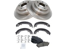 For 2004-2007 Subaru Impreza Brake Pad Rotor and Parking Brake Kit 97366SYXX