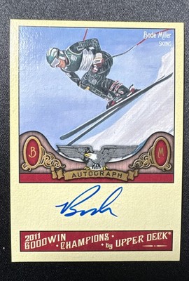 2011 Upper Deck Goodwin Champions - Autographs Bode Miller #A-BM On-Card