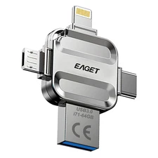 MFi Certified USB 3.0 Flash Drive 64GB High Speed Thumb/Jump Drives for iPhone