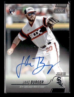 2022 Stadium Club #SCBA-JBU Jake Burger Rookie Auto Chicago White Sox